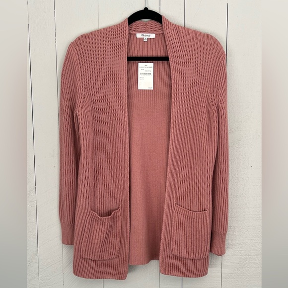 Madewell Nolan Ribbed Cardigan Open Front Sweater - Picture 2 of 7